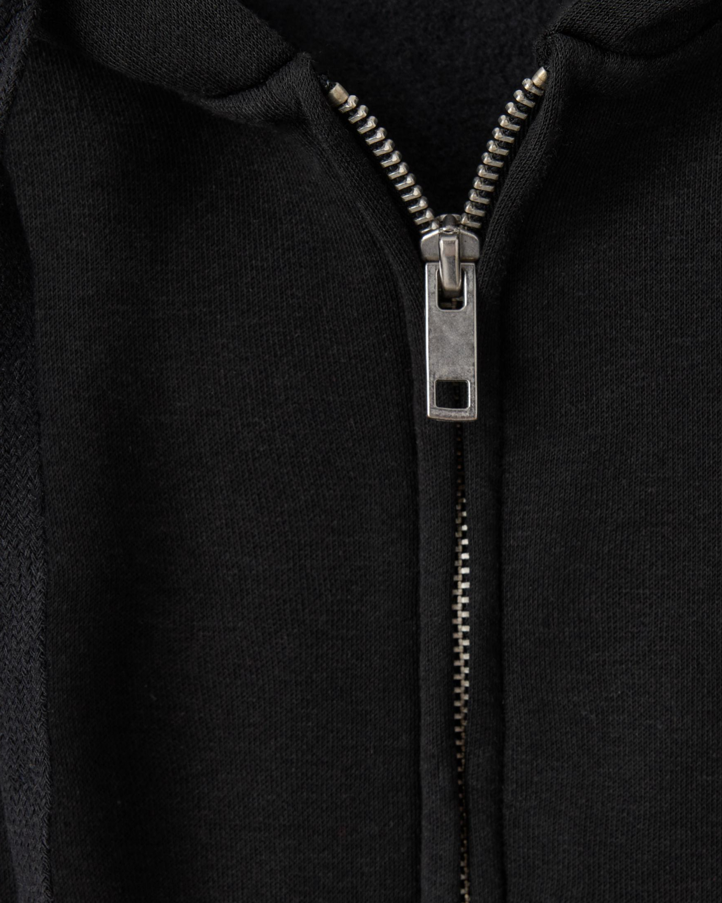 ESSENTIAL ZIPPER BLACK