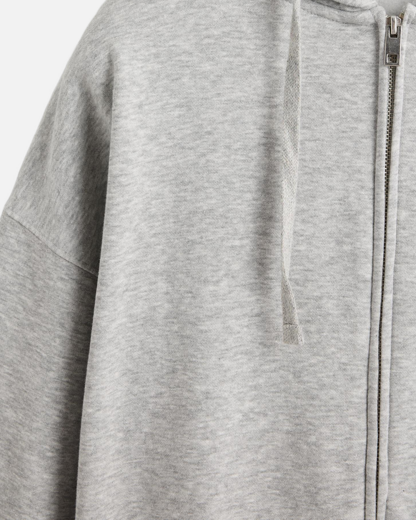 ESSENTIAL ZIPPER GREY MELANGE