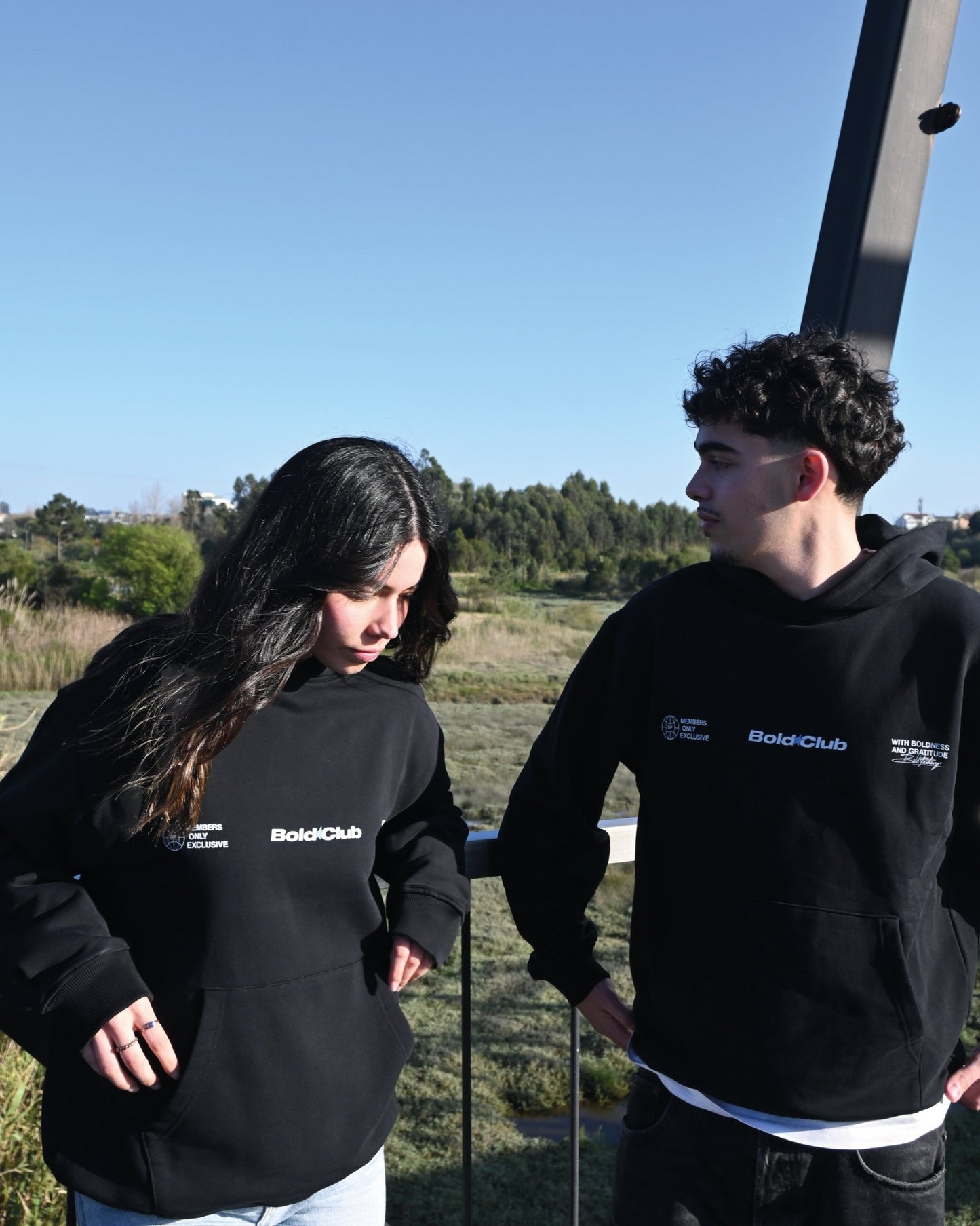 BOLD CLUB HOODIE BLACK