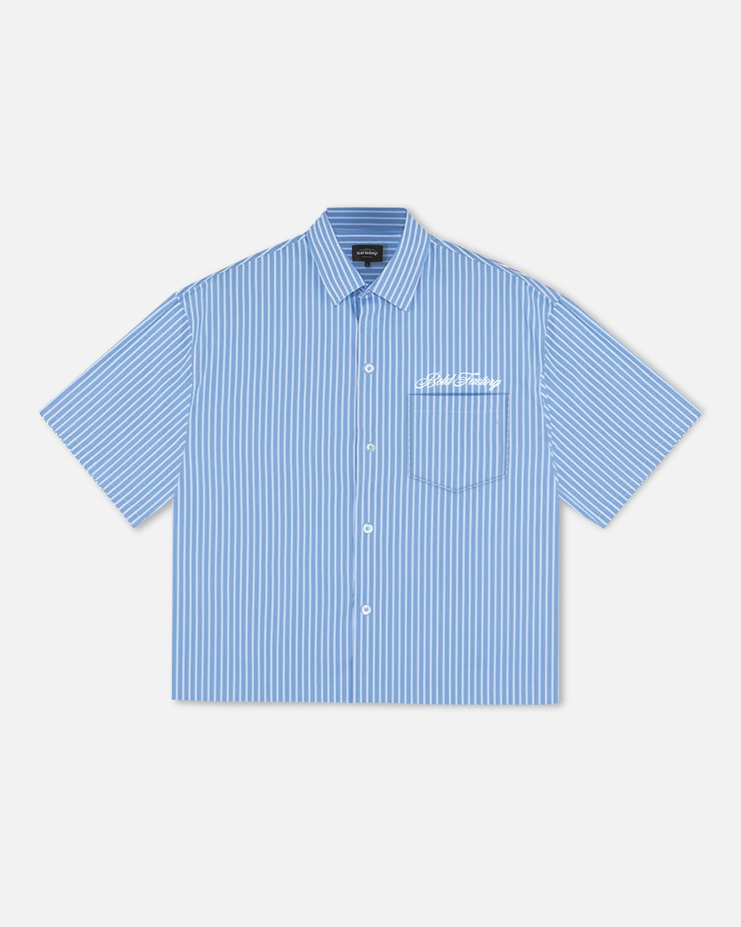SS25 STRIPED SHIRT BLUE