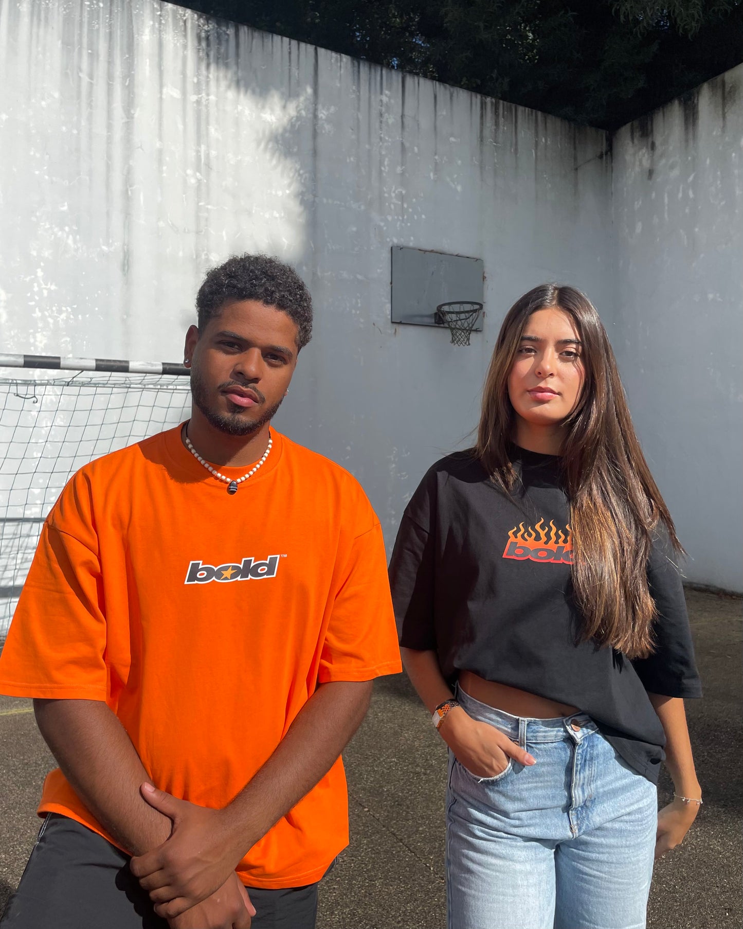 BOLD STORIES TEE ORANGE