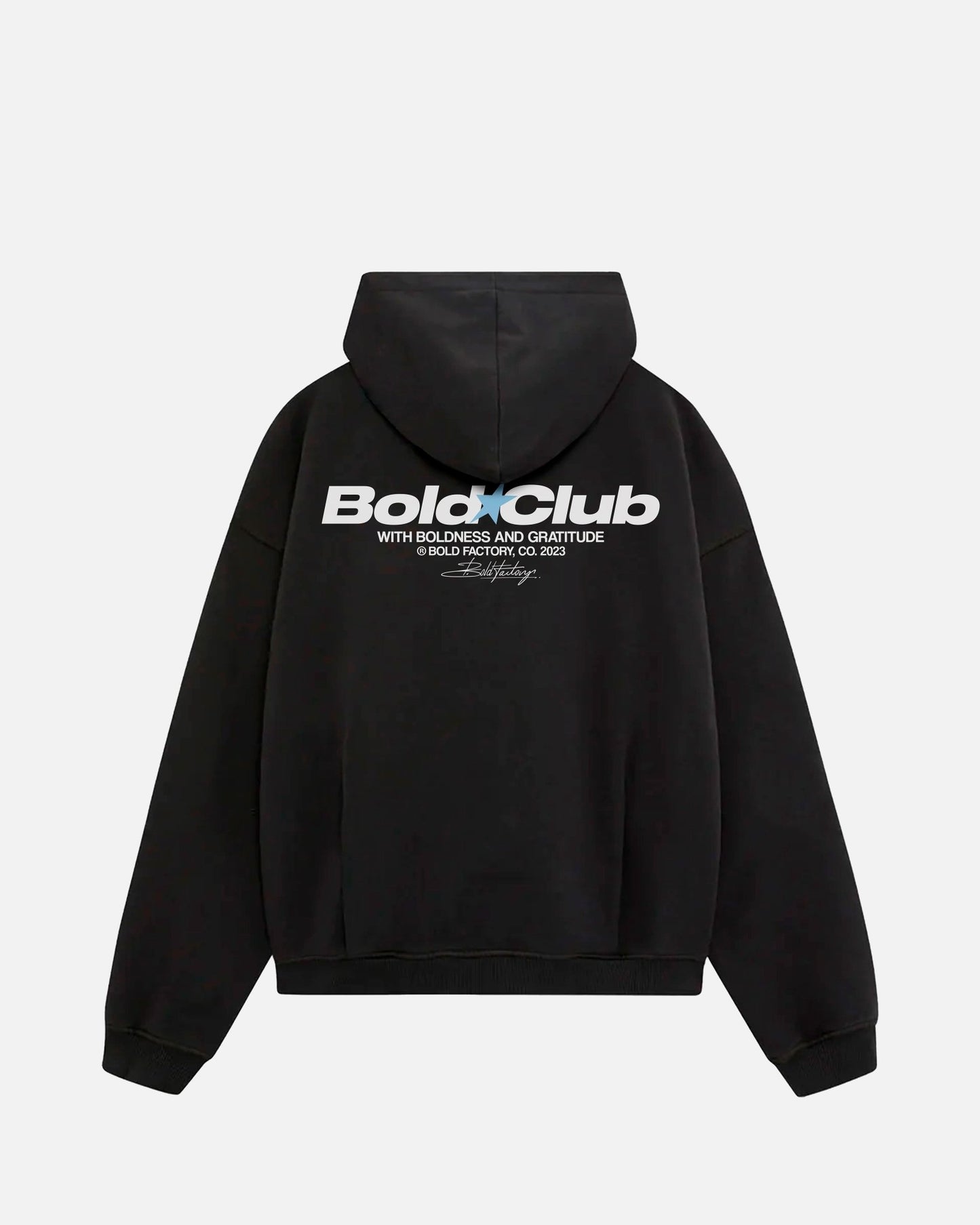 BOLD CLUB HOODIE BLACK