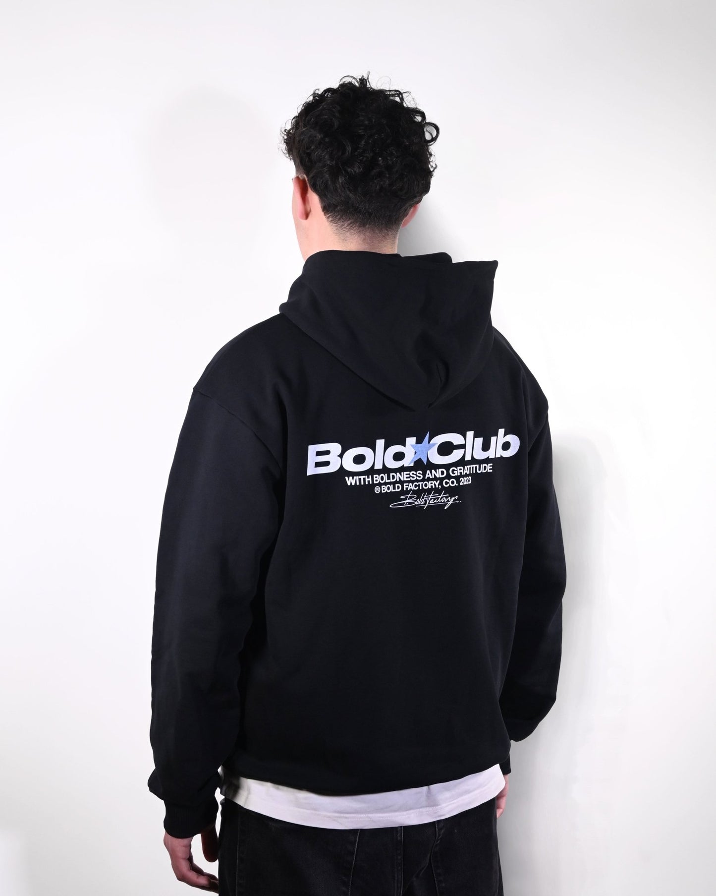 BOLD CLUB HOODIE BLACK